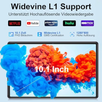 ZIOVO Tablet PC 10" Android 14 Tablet s 22GB RAM+128GB ROM(1TB TF), Widevine L1, 5G WLAN, Octa-Core 2.0GHz, 8000mAh, 5+8MP, BT 5